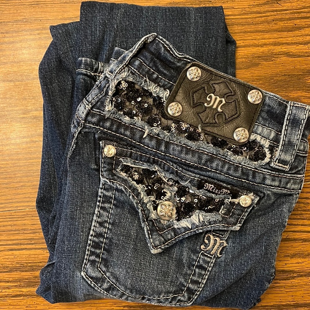 Womens Miss Me Bootcut Jeans